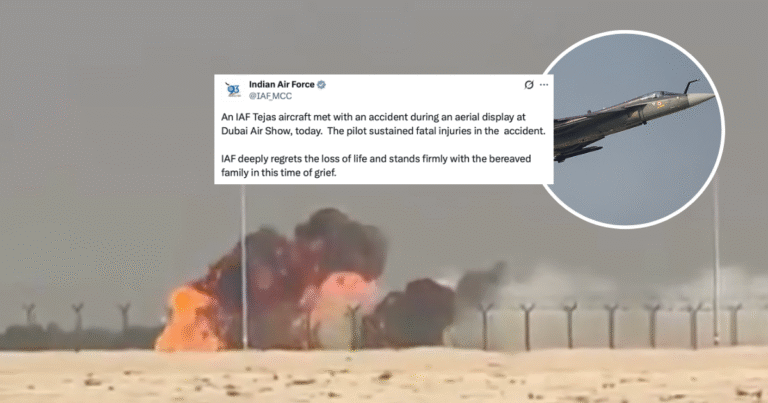 An Indian Air Force Pilot Has Tragically Passed Away After A Crash At The Dubai Airshow 2025