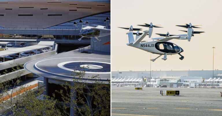 Dubai’s First Crewed Air Taxi Has Landed At Al Maktoum International Airport