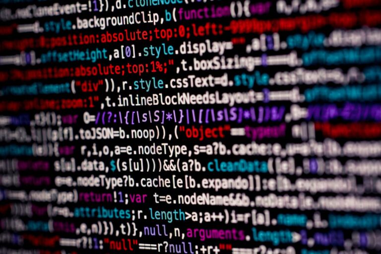 Code on screen representing UAE AI development
