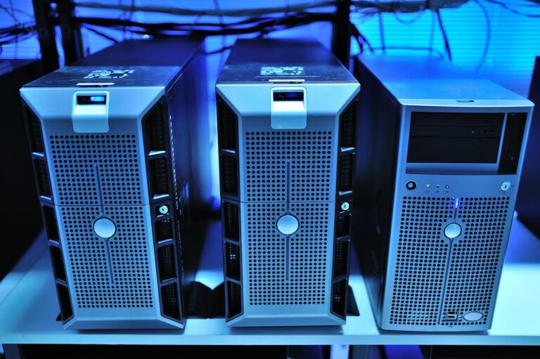Server racks in a data center representing UAE AI infrastructure